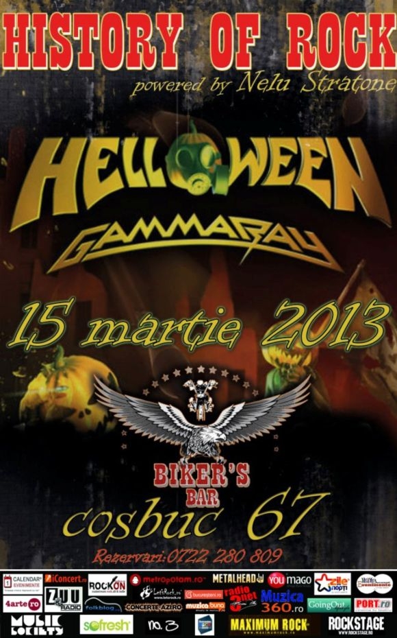 Trupa Helloween la History of Rock in Biker's Bar