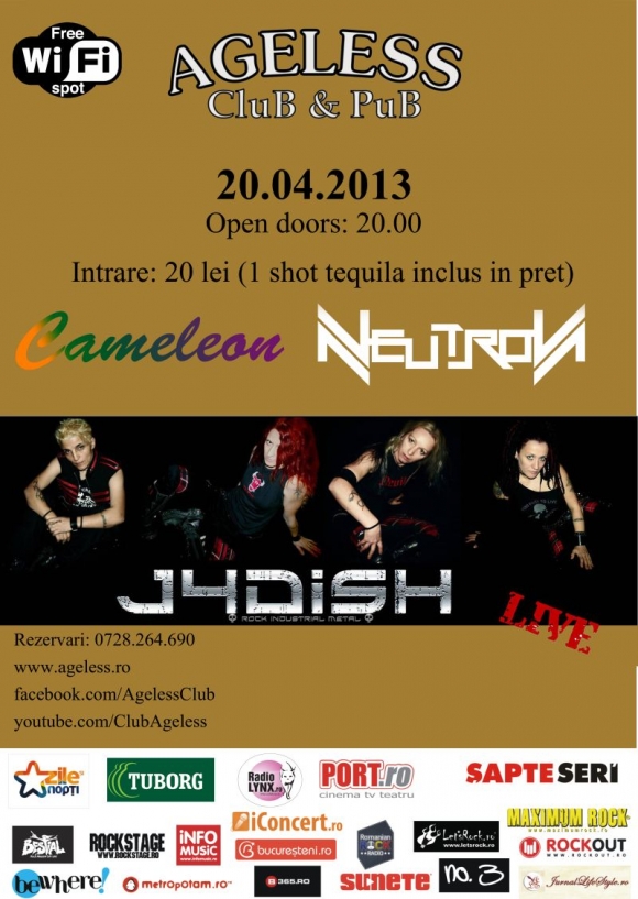 Concert Jadish, Neutron si Cameleon in Ageless Club