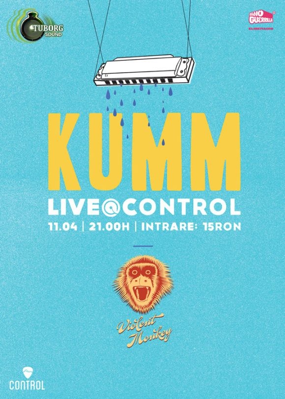Concert KUMM si Violent Monkey in Club Control din Bucuresti