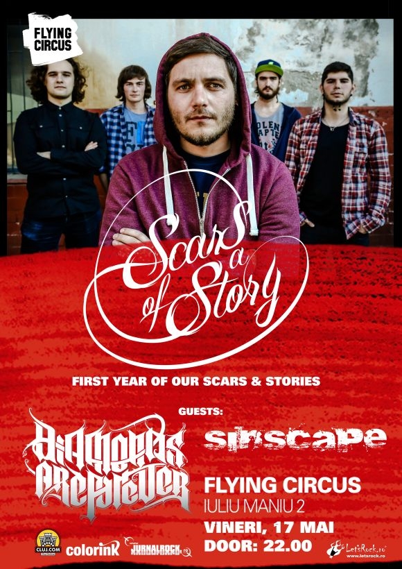 Concert Scars of a Story - un an de existenta in Flying Circus Pub Cluj-Napoca