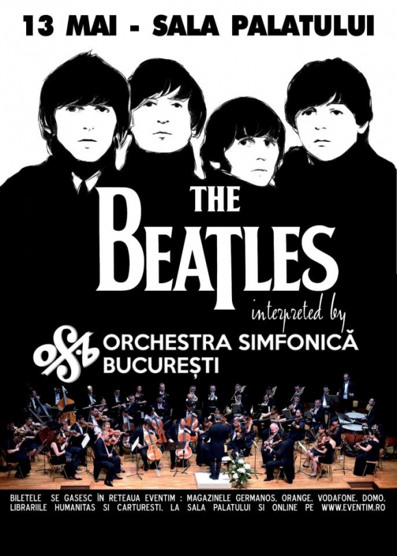 The Beatles interpreted by Bucharest Symphony Orchestra la Sala Palatului