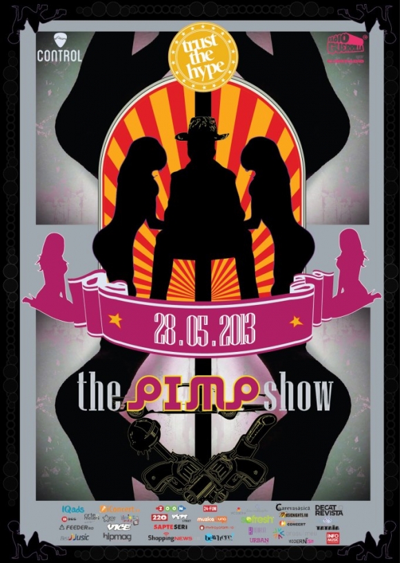 The PIMP Show in Club Control din Bucuresti