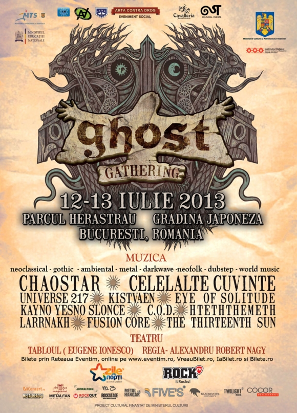 Celelalte Cuvinte, cap de afis la Ghost Gathering Fest 2013