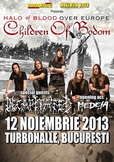 Children Of Bodom la Bucuresti - s-au suplimentat biletele promotionale