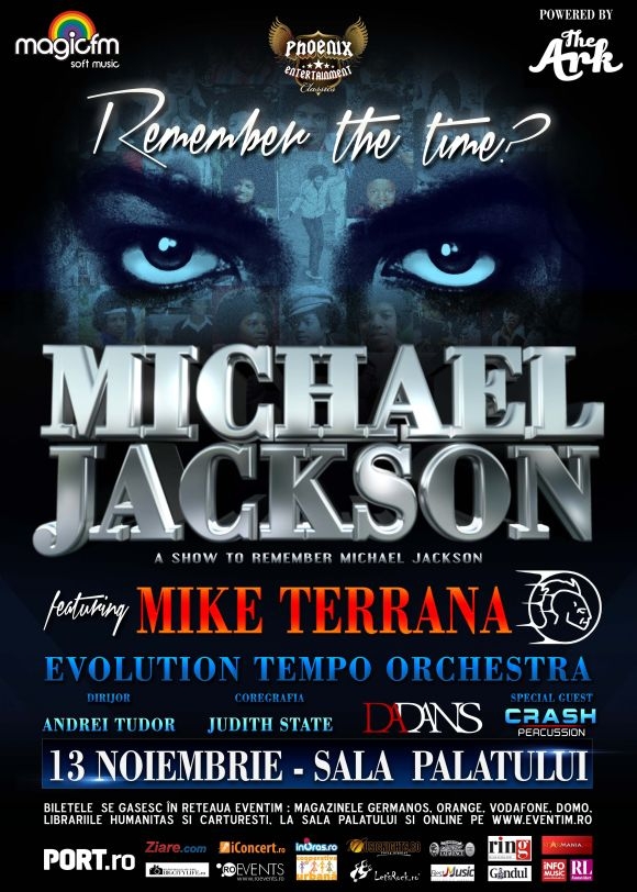 Remember the time? A show to remember Michael Jackson feat. Mike Terrana: un omagiu pe masura Regelui muzicii pop