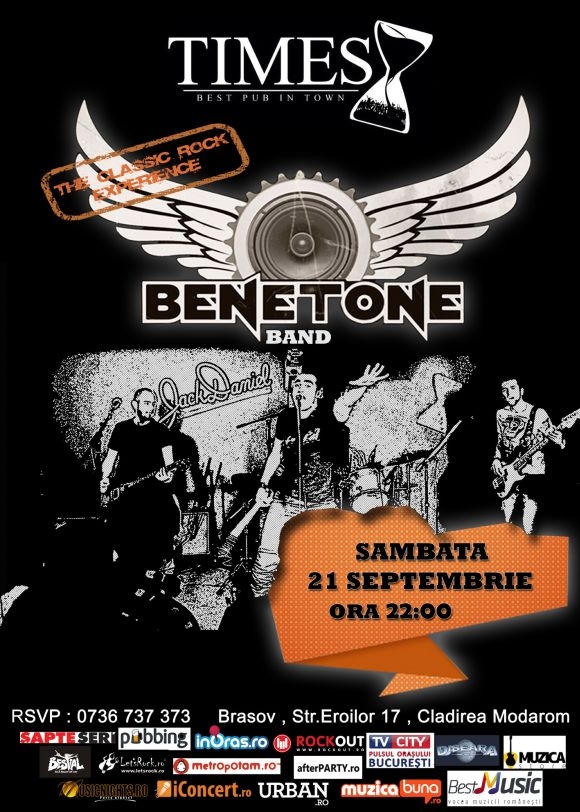 Concert BENETONE Band Live in Times din Brasov