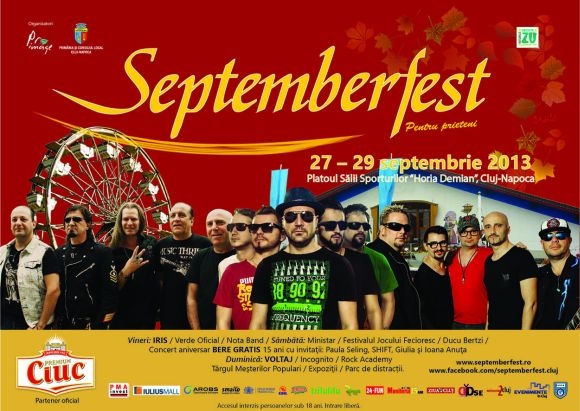 Festivalul pentru prieteni SeptemberFest - editia aniversara 15 ani