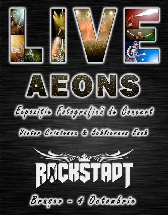 Live Aeons - Expozitie fotografica de concert in Club Rockstadt din Brasov