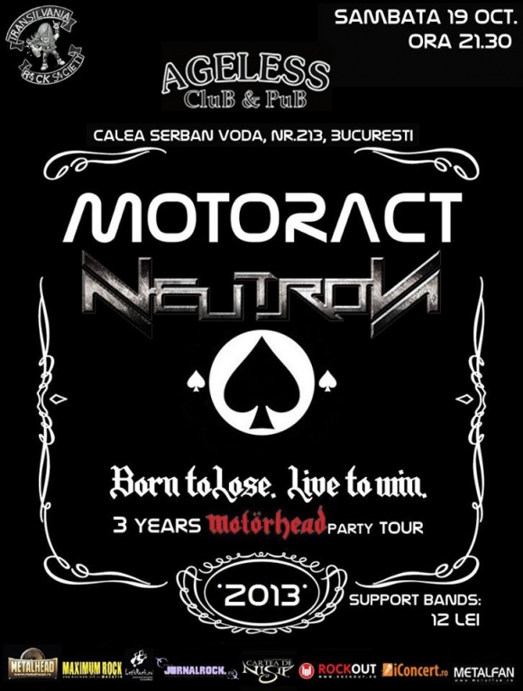 3 Years Motorhead party tour - MotorAct in Ageless Club