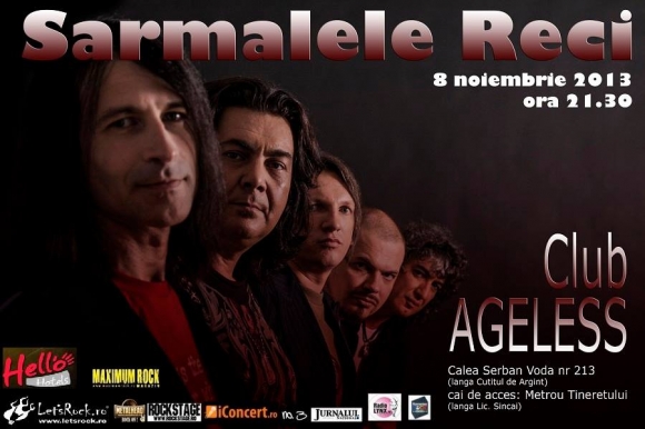 Concert Sarmalele Reci in Ageless Club