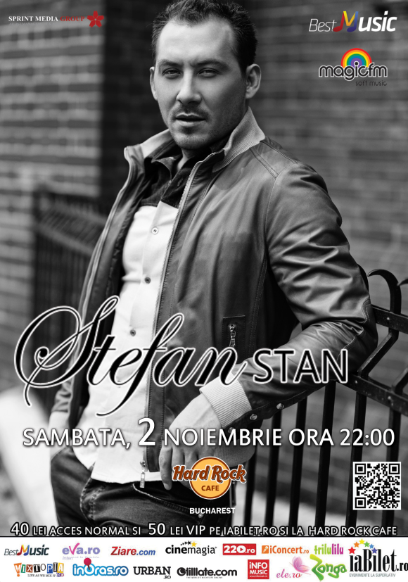 Concert Stefan Stan la Hard Rock Cafe din Bucuresti