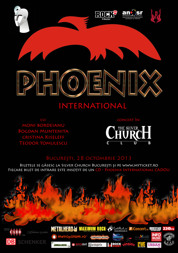 Phoenix revine in Bucuresti in cadrul unui concert inedit in clubul The Silver Church