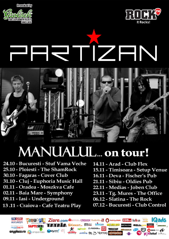 Prima etapa din turneul de promovare a noului album Partizan