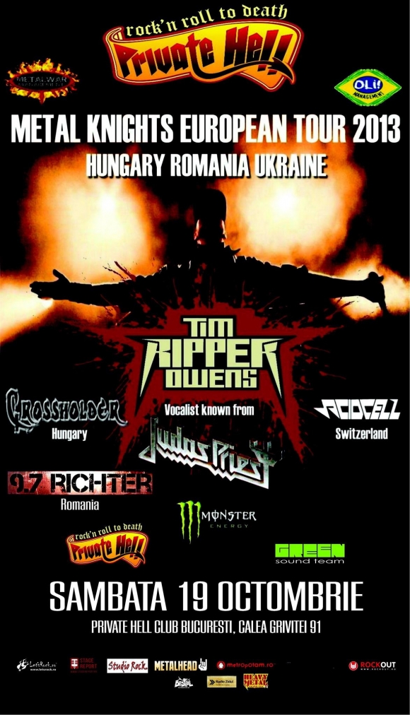 Tim Ripper Owens (ex Judas Priest) live la Bucuresti