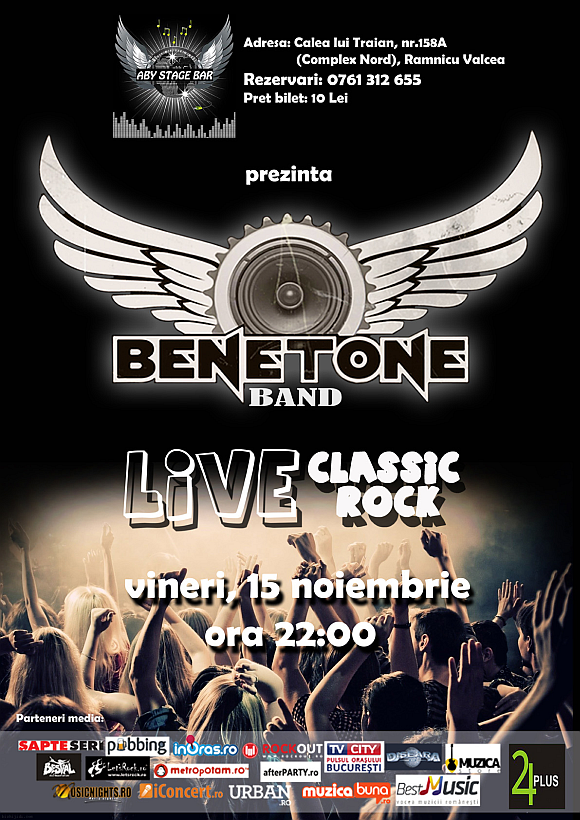BENETONE Band LIVE in Aby Stage Bar din Ramnicu Valcea