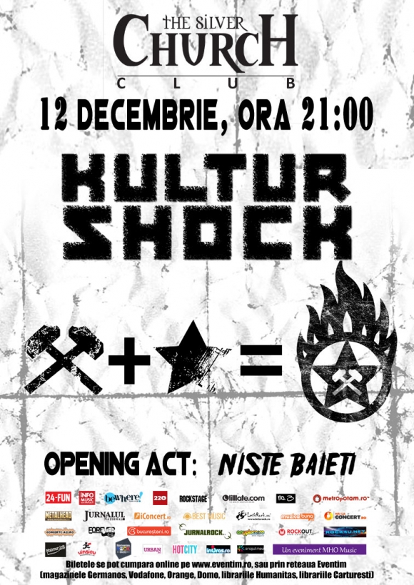 Concert Kultur Shock in Bucuresti si Timisoara