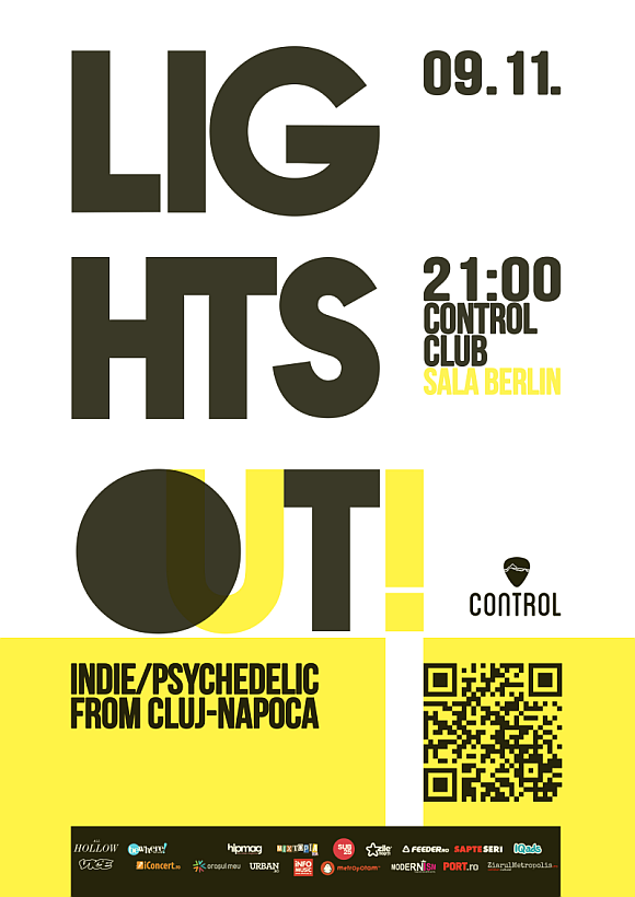 Concert Lights Out! in Club Control din Bucuresti
