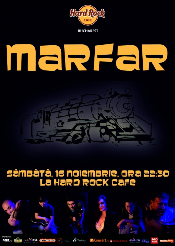 Concert Marfar in Hard Rock Cafe, 16 noiembrie 2013