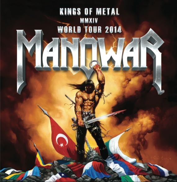 MANOWAR in premiera in Plonia pe 17 mai 2014 la Katowice