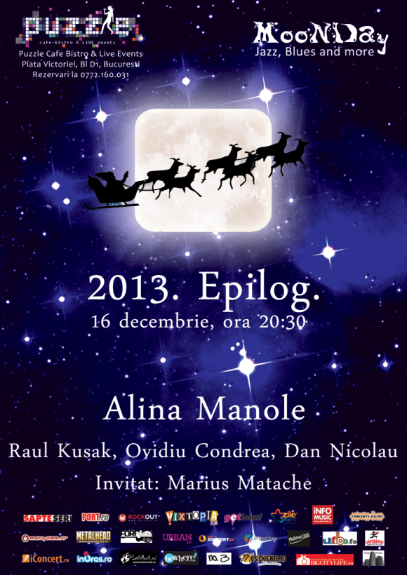 Concert Alina Manole in Puzzle Cafe Bistro & Live Events - 2013. Epilog.