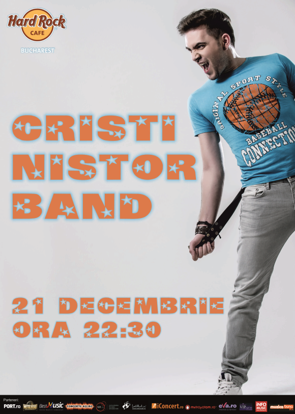 Concert Cristi Nistor Band in Hard Rock Cafe din Bucuresti