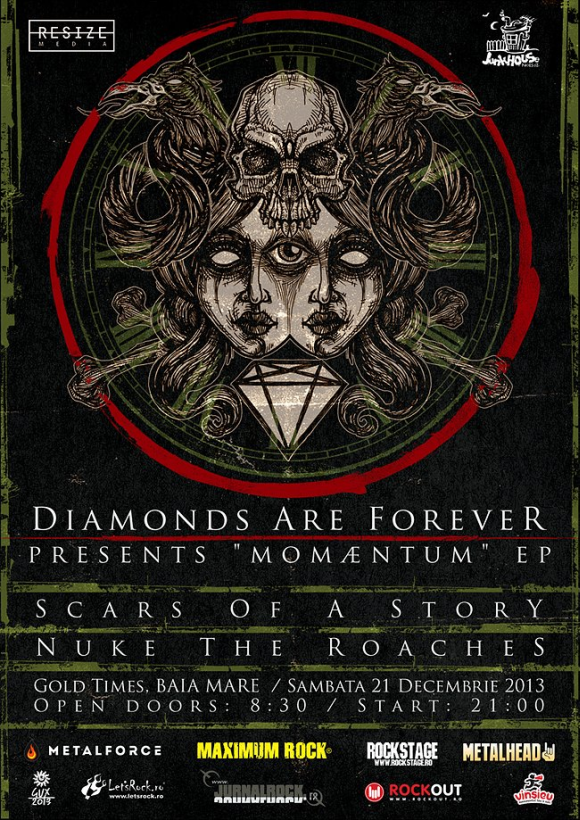 Concert Diamonds Are Forever, Scars of a Story si Nuke the Roaches in Gold Time
