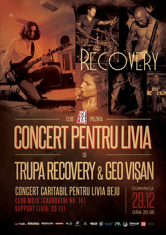 Concert Recovery si Geo Visan pentru Livia in Club Mojo din Bucuresti