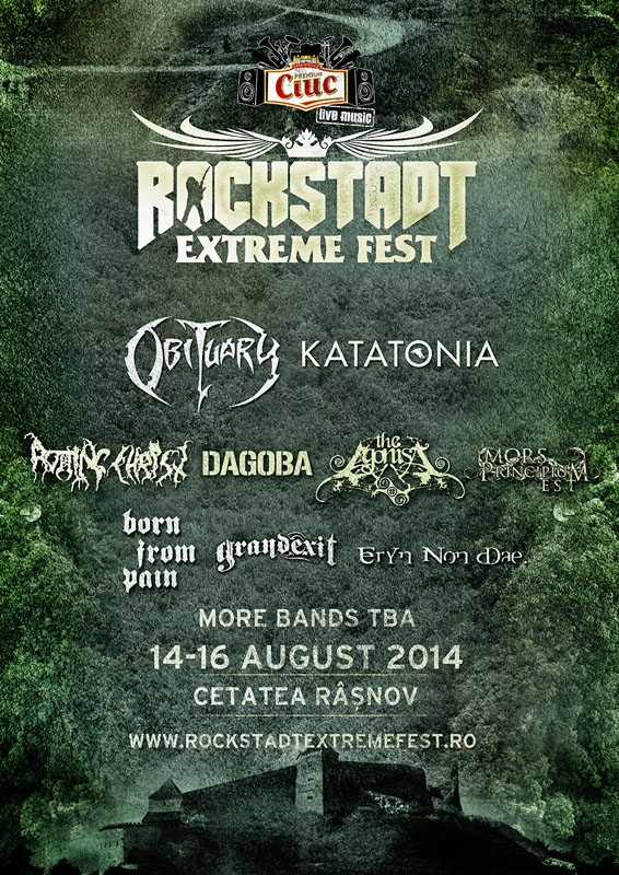 Doua noi confirmari la Rockstadt Extreme Fest: ERYN NON DAE (Franta) si BORN FROM PAIN (Olanda)