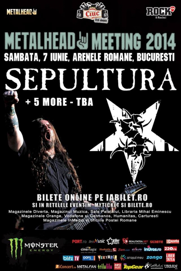 Sepultura este primul headliner anuntat la Metalhead Meeting 2014