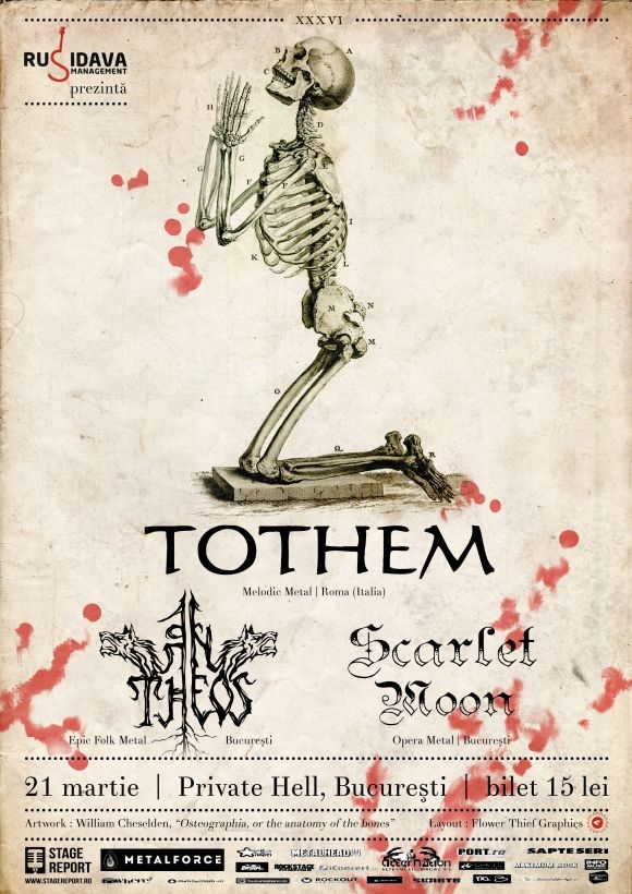 Concert Tothem, An Theos si Scarlet Moon in Private Hell