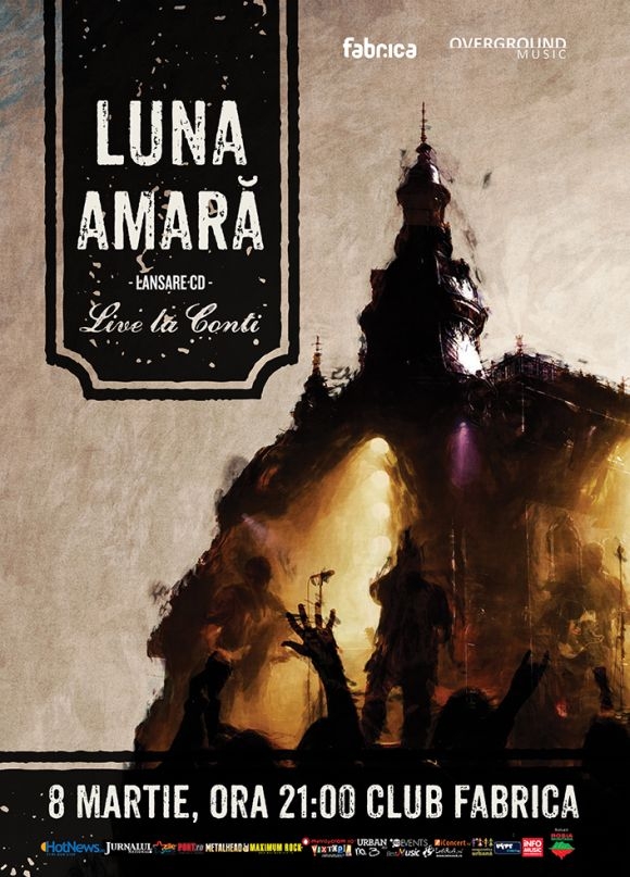 Luna Amara lanseaza CD-ul audio „Live la Conti”, cu piese de pe primele doua albume