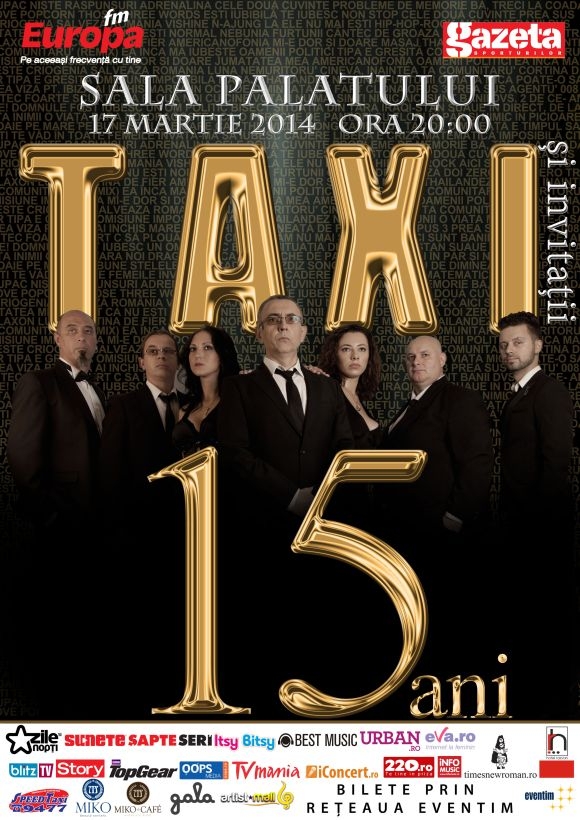 Marius Florea Vizante este invitat special in spectacolul „Taxi – 15 ani”