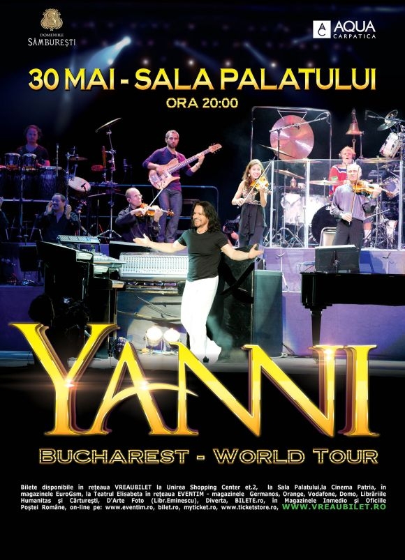 Spectacol Yanni la Sala Palatului din Bucuresti