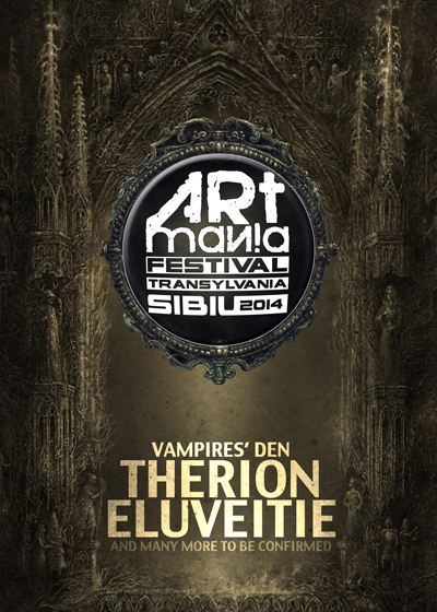 Trupele Therion, Eluveitie si Zdob si Zdub sunt confirmate la ARTmania Festival Sibiu 2014
