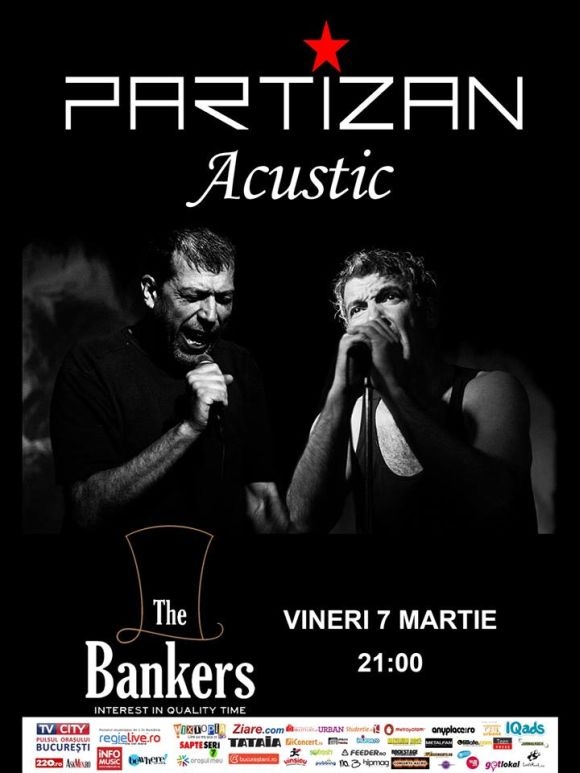 Artan si Suedezu - concert acustic Partizan in The Bankers