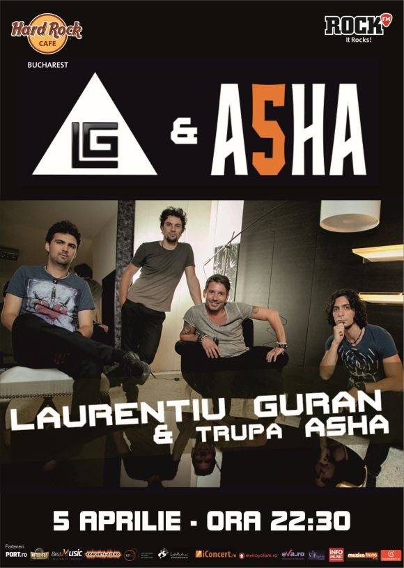 Concert Asha & Laurentiu Guran la Hard Rock Cafe