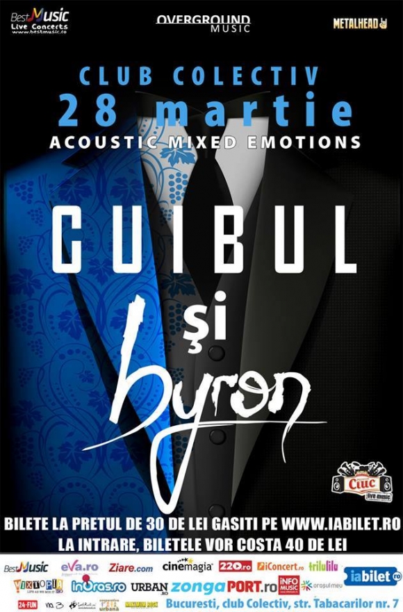 Concert byron si Cuibul in Club Colectiv, 28 martie 2014