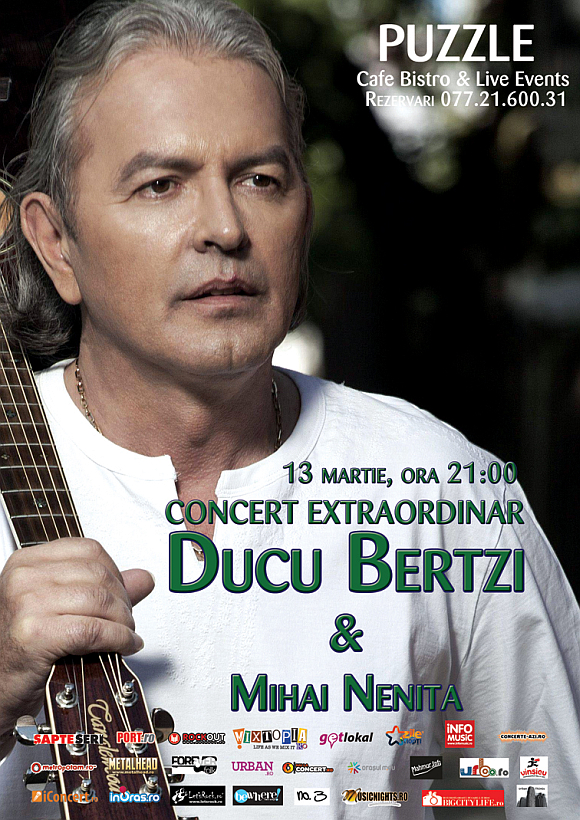 Concert extraordinar Ducu Bertzi si Mihai Nenita in Club Puzzle