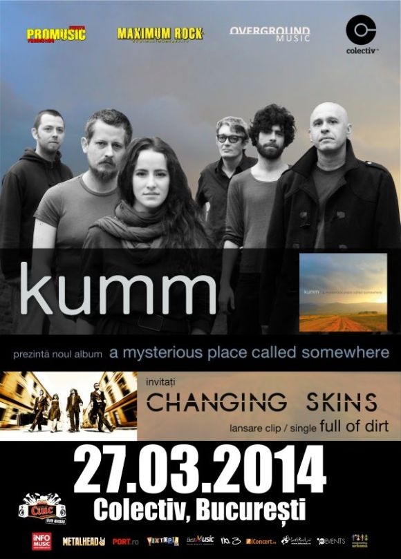 Concert special Kumm si Changing Skins in Club Colectiv