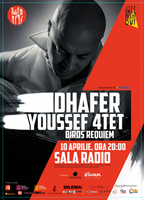 Concert Dhafer Youssef 4tet Birds of Requiem la Sala Radio