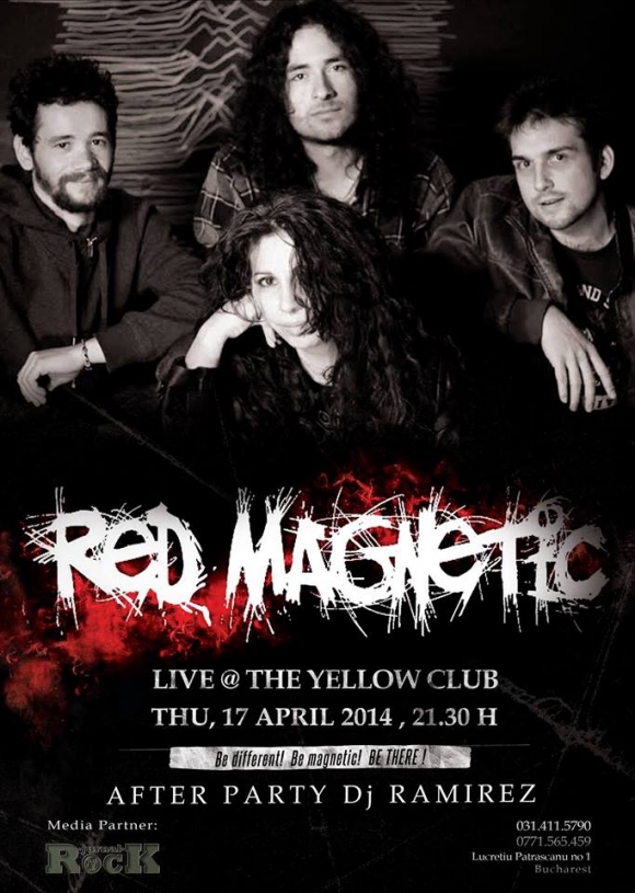 Concert Red Magnetic in Yellow Club din Bucuresti