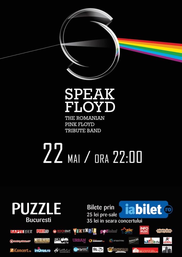 Concert Speak Floyd - The Romanian Pink Floyd Tribute Band in Club Puzzle