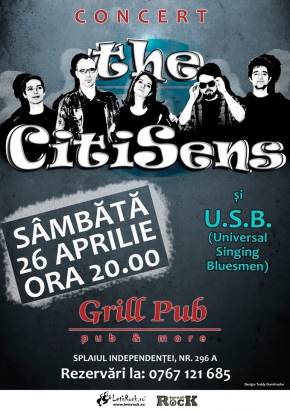 The CitiSens si U.S.B. concerteaza in Bucuresti