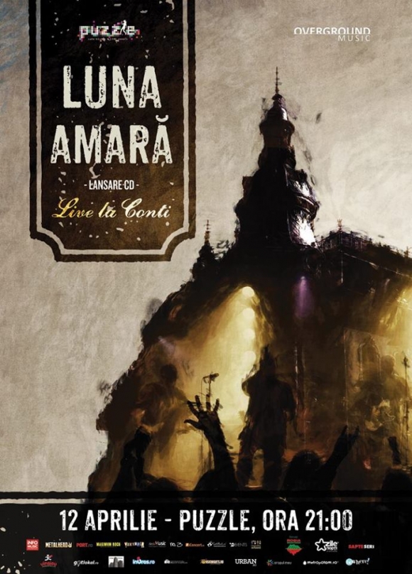 Turneul Luna Amara - 'Live la Conti' contina cu un concert in Club Puzzle