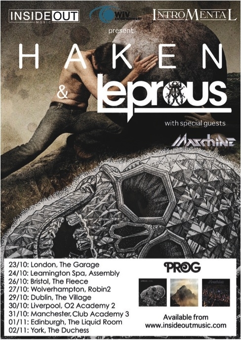 UK Tour - Haken, Leprous si Maschine