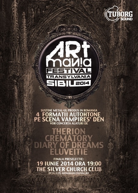 ARTmania Festival si Tuborg sustin Metal-ul produs in Romania - inscrierile se fac online