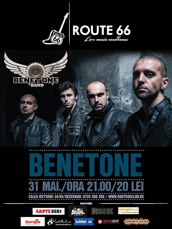 Benetone Band Live in Route 66, 31 mai 2014