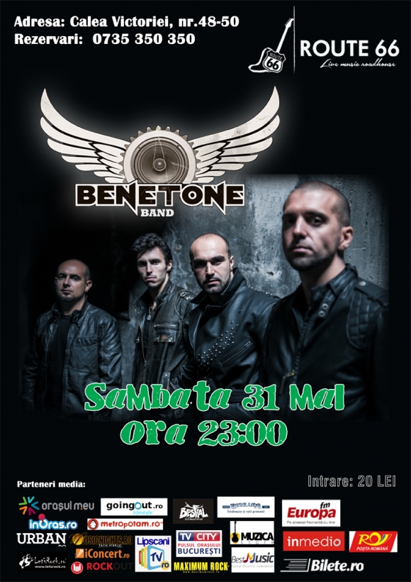 Benetone Band concerteaza in Route 66