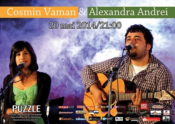 Concert Cosmin Vaman & Alexandra Andrei in Club Puzzle