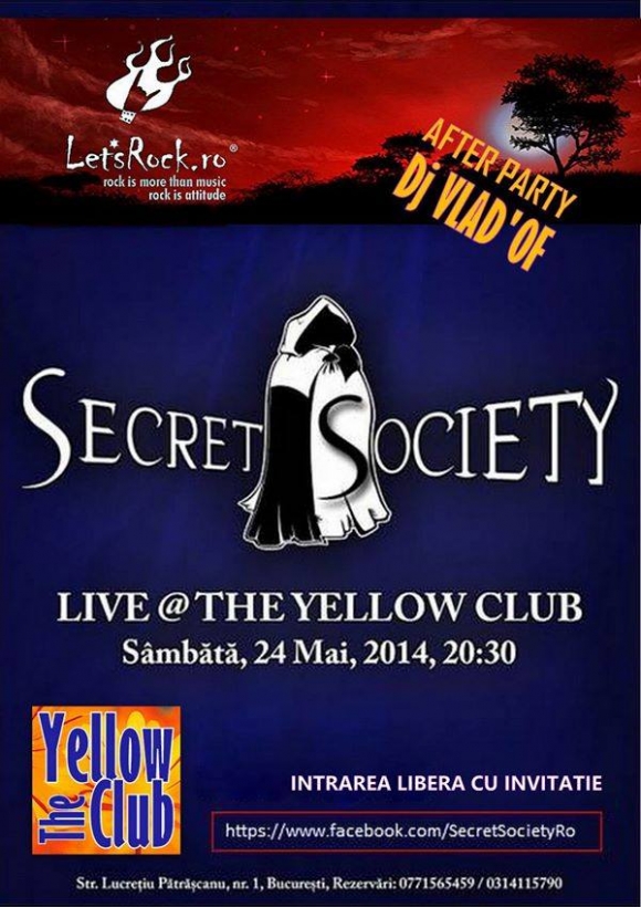 Concert Secret Society in The Yellow Club